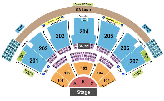 Ruoff Music Center Kid Rock Seating Chart